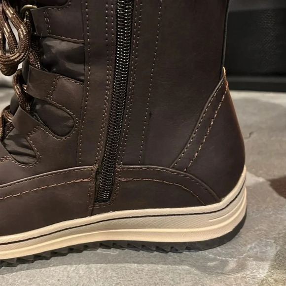 APRES By Lamo faux fur lining/insole,TPR outsole,zipper,lace up snow/Winter boot - Picture 5 of 14